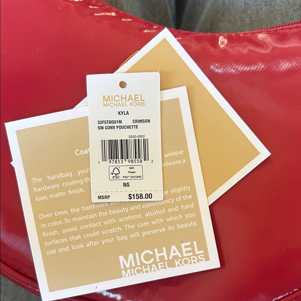 Michael Kors Glossy Pink Shoulder Bag - Picture 4 of 4